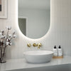 Baril Two handles wall-mounted lavatory faucet, drain not included
