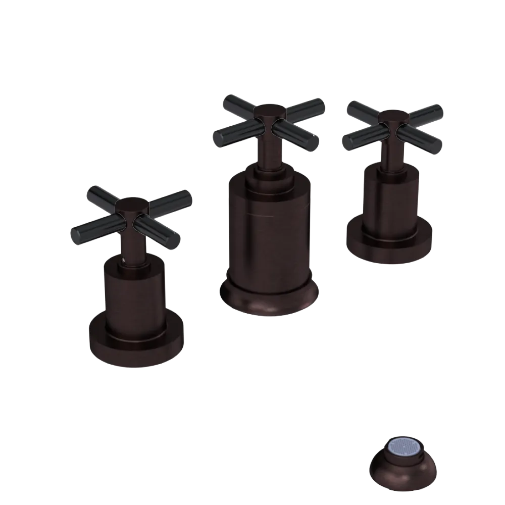 Rubinet Bidet Fitting with Spray, Diverter, and Vacuum Breaker (less drain) Oil Rubbed Bronze