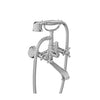 Baril Wall-mounted tub faucet with hand shower