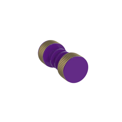 Rubinet Shower Door Knob (set) Purple Haze