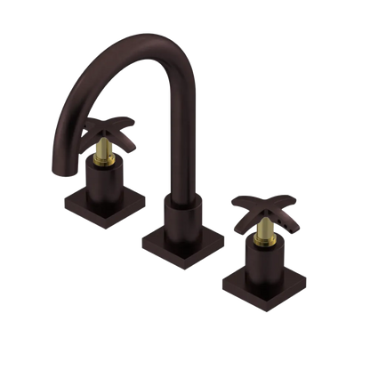 Rubinet Widespread Lav. Set. (less drain) Oil Rubbed Bronze