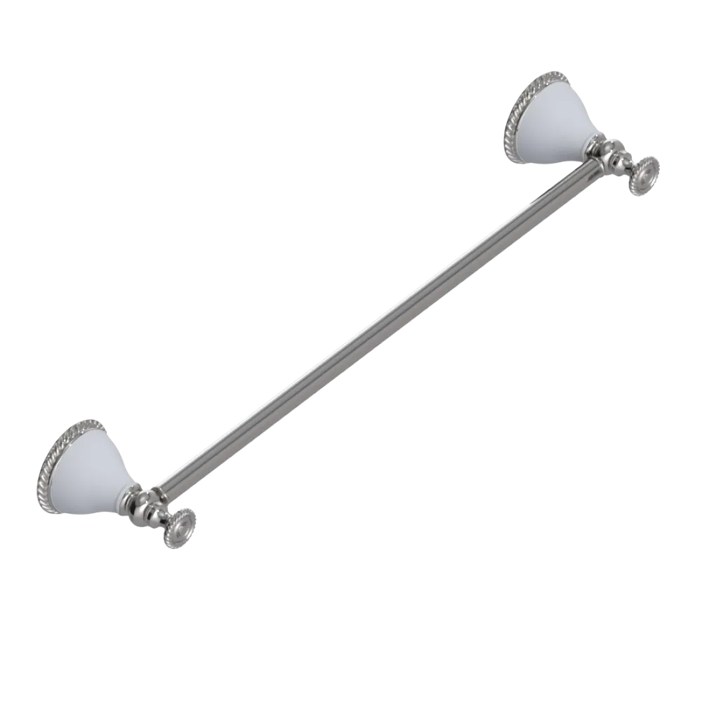 Rubinet Towel Bar 18" Polished Nickel