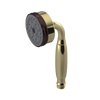 Rubinet 3 Function Hand Held Shower Only Natural Brass