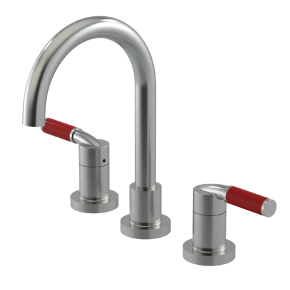 Rubinet Widespread Lav. Set. (less drain) Satin Nickel