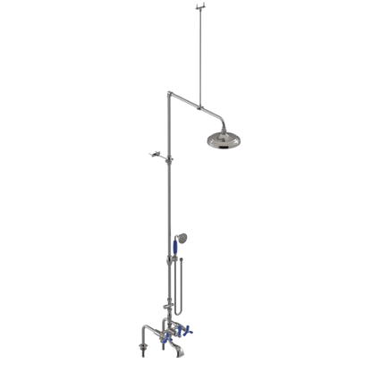 Rubinet Deck Mount Tub & Shower with Hand Held Shower Polished Nickel