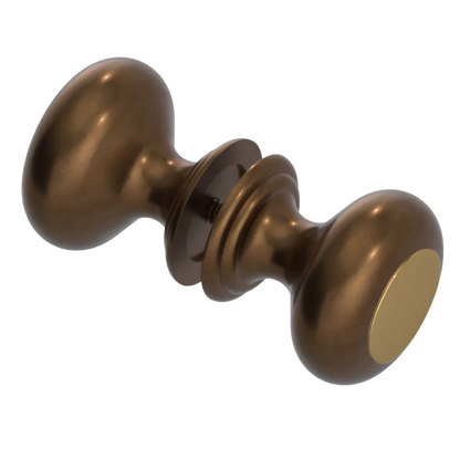 Rubinet Shower Door Knob (set) Tuscan Brass