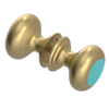 Rubinet Shower Door Knob (set) Satin Brass