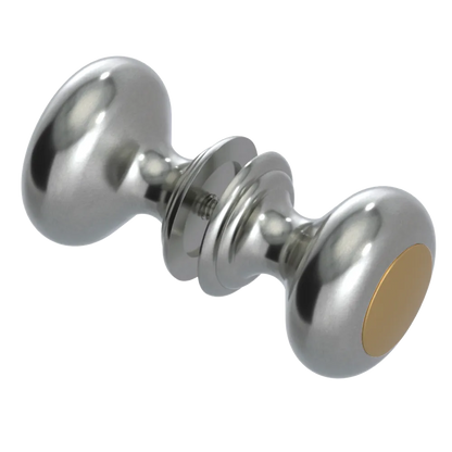 Rubinet Shower Door Knob (set) Satin Nickel