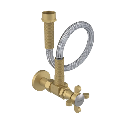 Rubinet Exposed Supply Kit (classic) Satin Brass