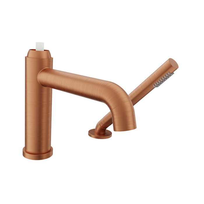 Baril 2-piece tub filler with hand shower (without handle)