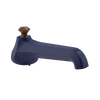 Rubinet Tub Filler Spout Deck Mount Midnight Blue