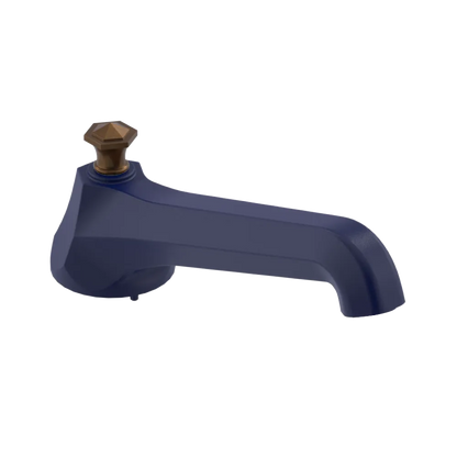 Rubinet Tub Filler Spout Deck Mount Midnight Blue