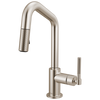Brizo Pull Down Prep Faucet With Angle Spout Knurled Handle