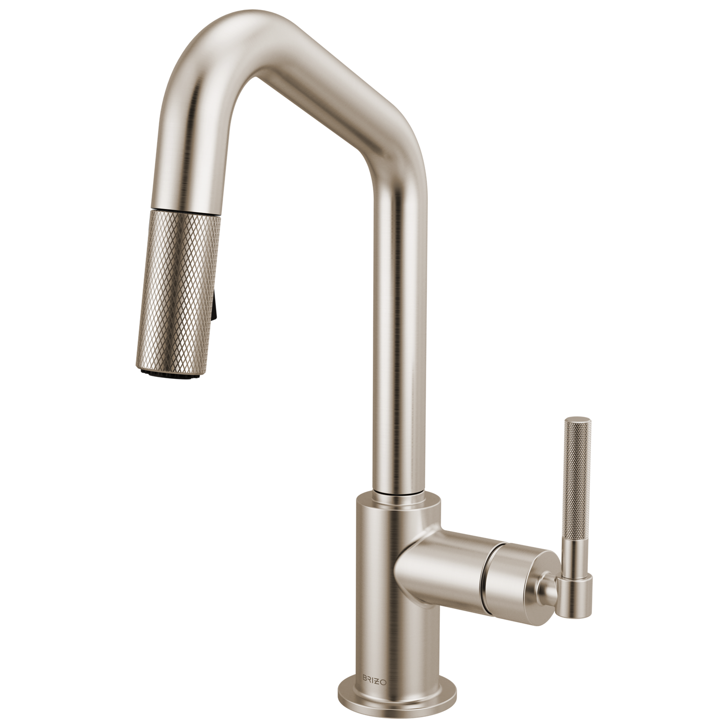 Brizo Pull Down Prep Faucet With Angle Spout Knurled Handle