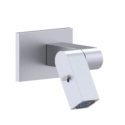 Rubinet Wall Mount Bidet & Foot Rinse with Dual Function Spray Satin Chrome