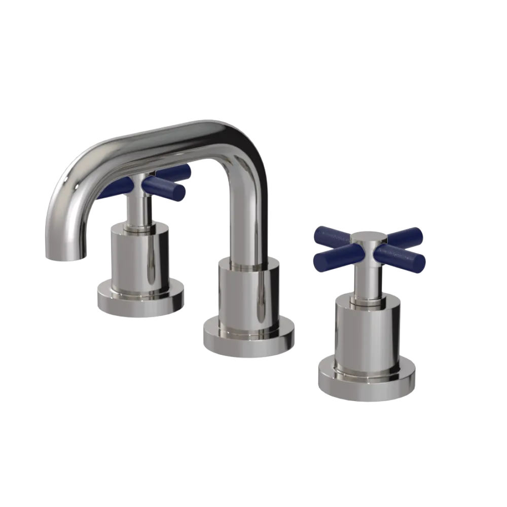 Rubinet Widespread Lav. Set. (less drain) Polished Nickel