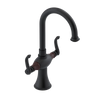 Rubinet Single Hole Dual Handle Lav. Set. (less drain) Matt Black