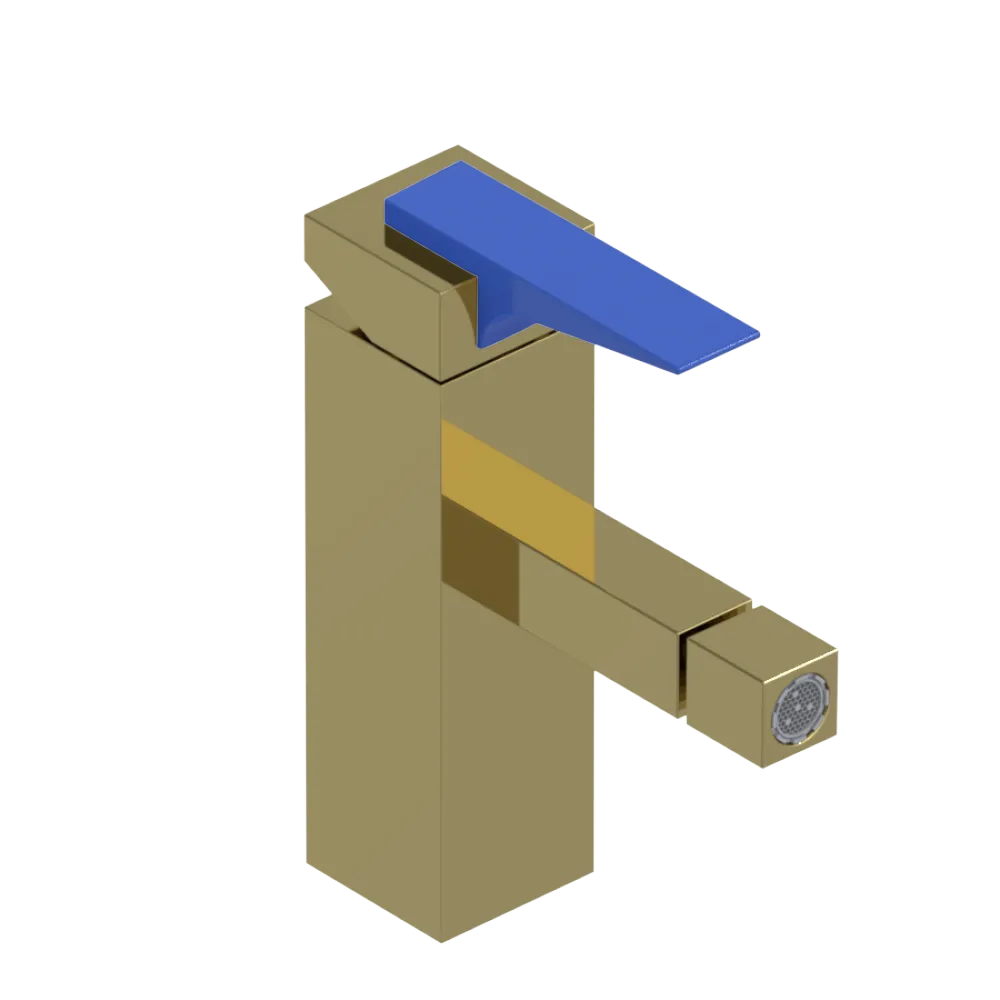 Rubinet Single Control Bidet Fitting (less drain) Natural Brass