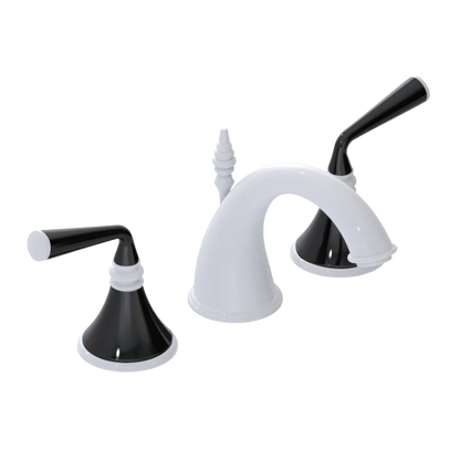 Rubinet Widespread Lav. Set. (less drain) White