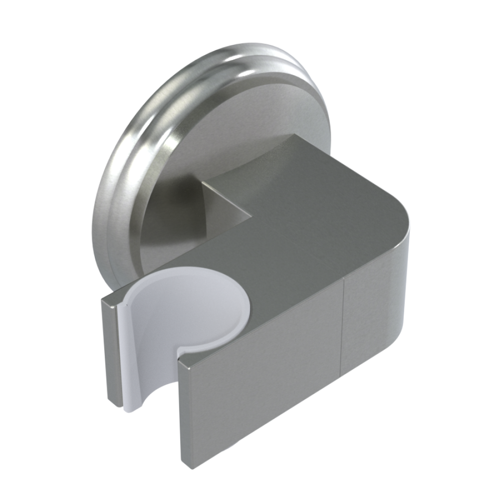 Rubinet Wall Bracket for Hand Held Shower Satin Nickel