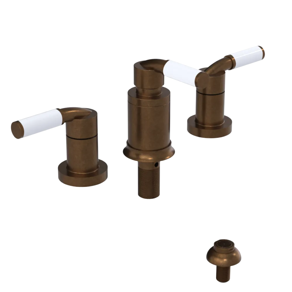 Rubinet Bidet Fitting with Spray, Diverter, and Vacuum Breaker (less drain) Oil Rubbed Bronze