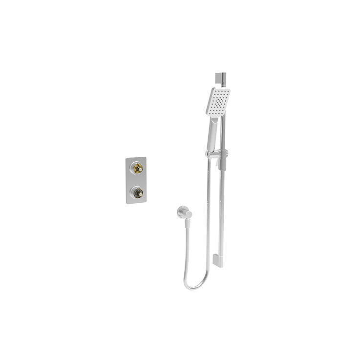 Baril Complete thermostatic pressure balanced shower kit without handle