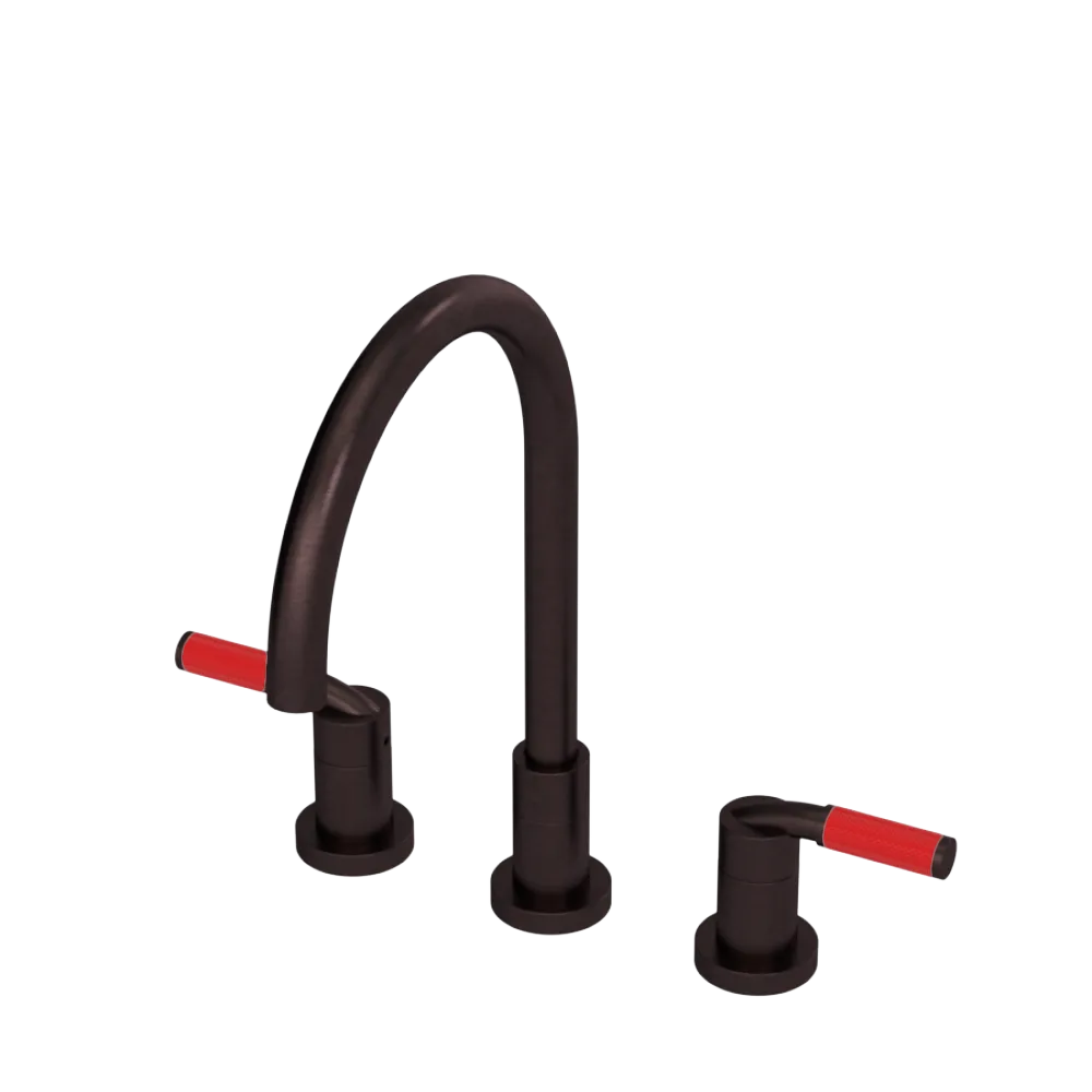 Rubinet Widespread Kitchen Set Oil Rubbed Bronze