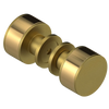 Rubinet Shower Door Knob (set) Antique Brass Matt