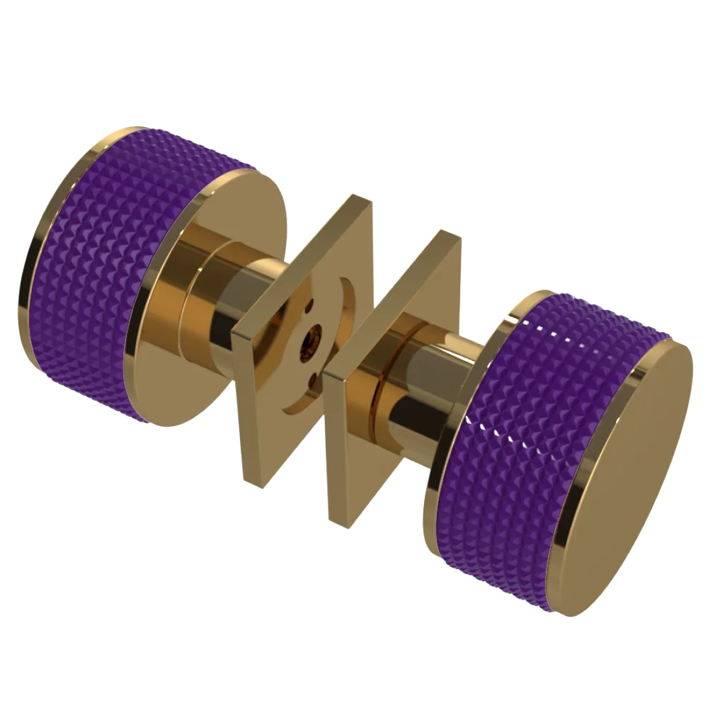 Rubinet Shower Door Knob (set) Gold
