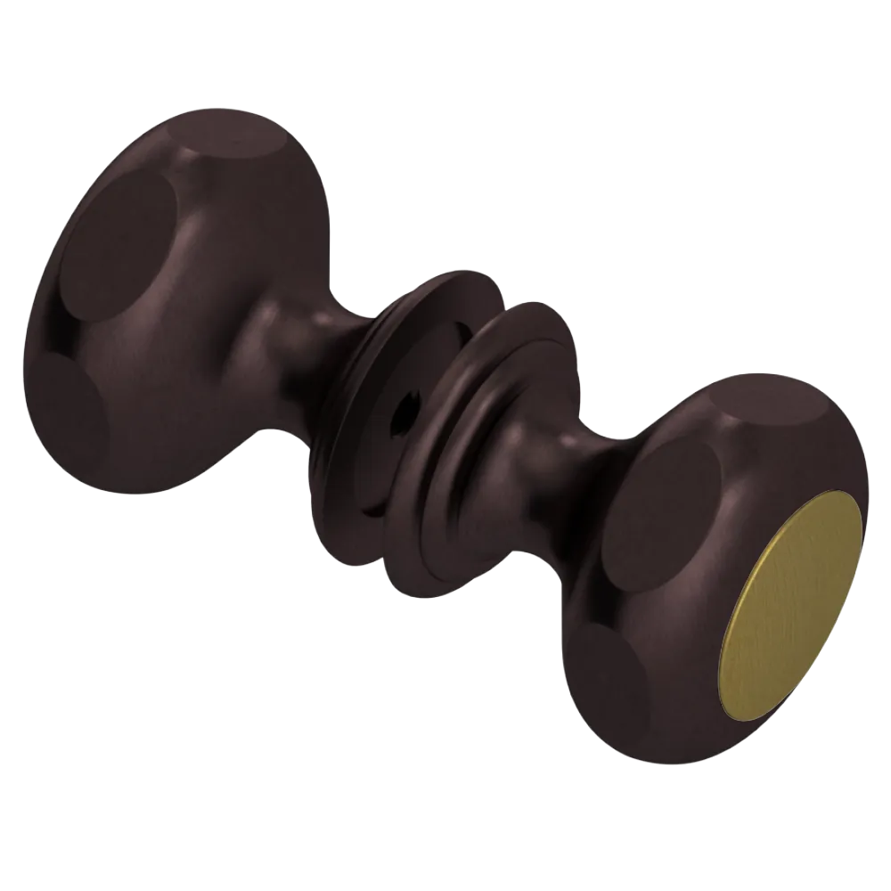 Rubinet Shower Door Knob (set) Oil Rubbed Bronze