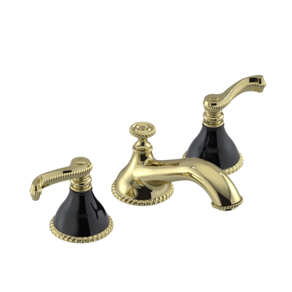 Rubinet Widespread Lav. Set. (less drain) Gold