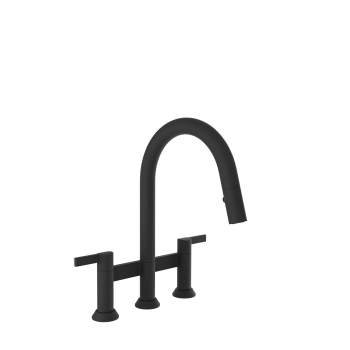 Baril Bridge kitchen faucet with 2-function pull-down spray