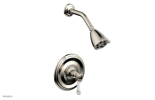 Phylrich HEX TRADITIONAL Pressure Balance Shower Set - White Marble 500-23