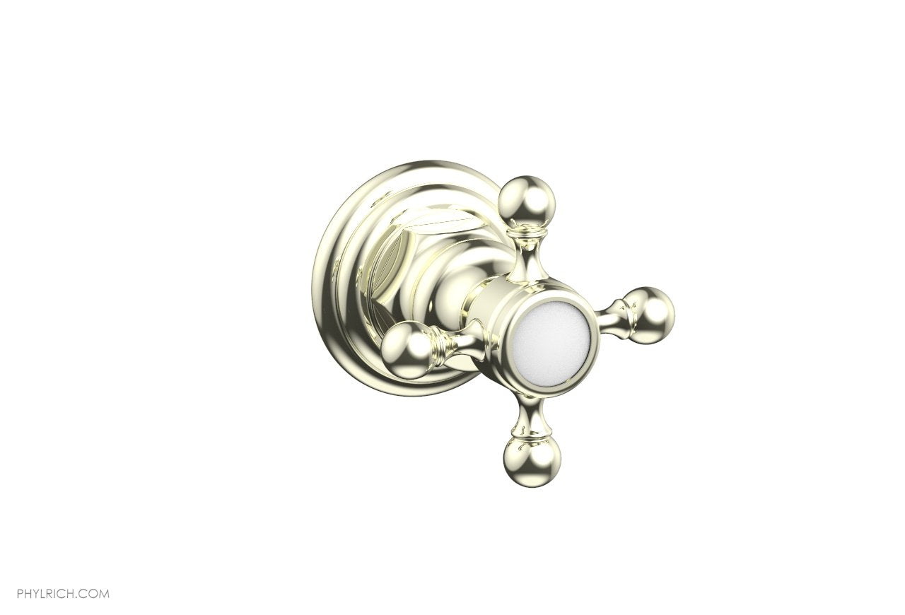 Phylrich Volume Control/Diverter Trim Cross Handle 500-35