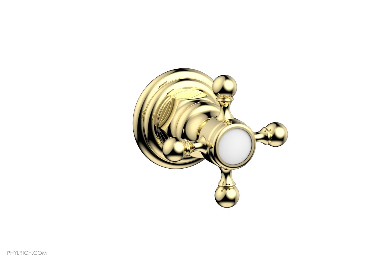 Phylrich Volume Control/Diverter Trim Cross Handle 500-35