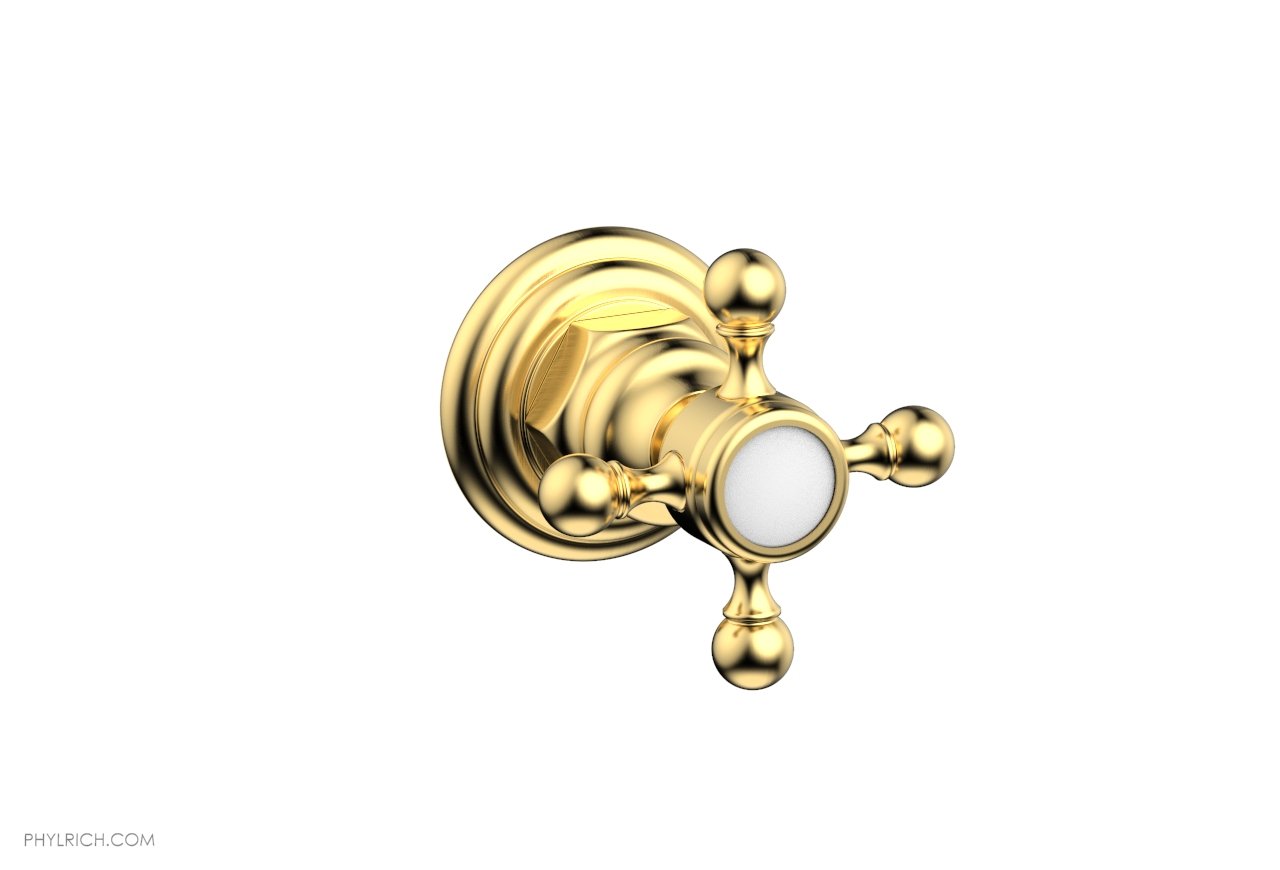 Phylrich Volume Control/Diverter Trim Cross Handle 500-35