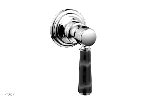 Phylrich HEX TRADITIONAL / HENRI Volume Control/Diverter Black Marble Lever Handle 500-37