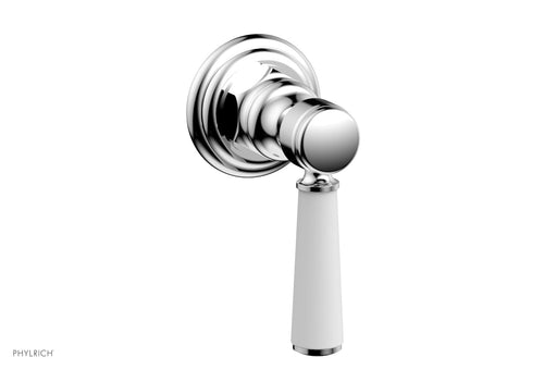 Phylrich HEX TRADITIONAL / HENRI Volume Control/Diverter - Satin White Lever Handle 500-36
