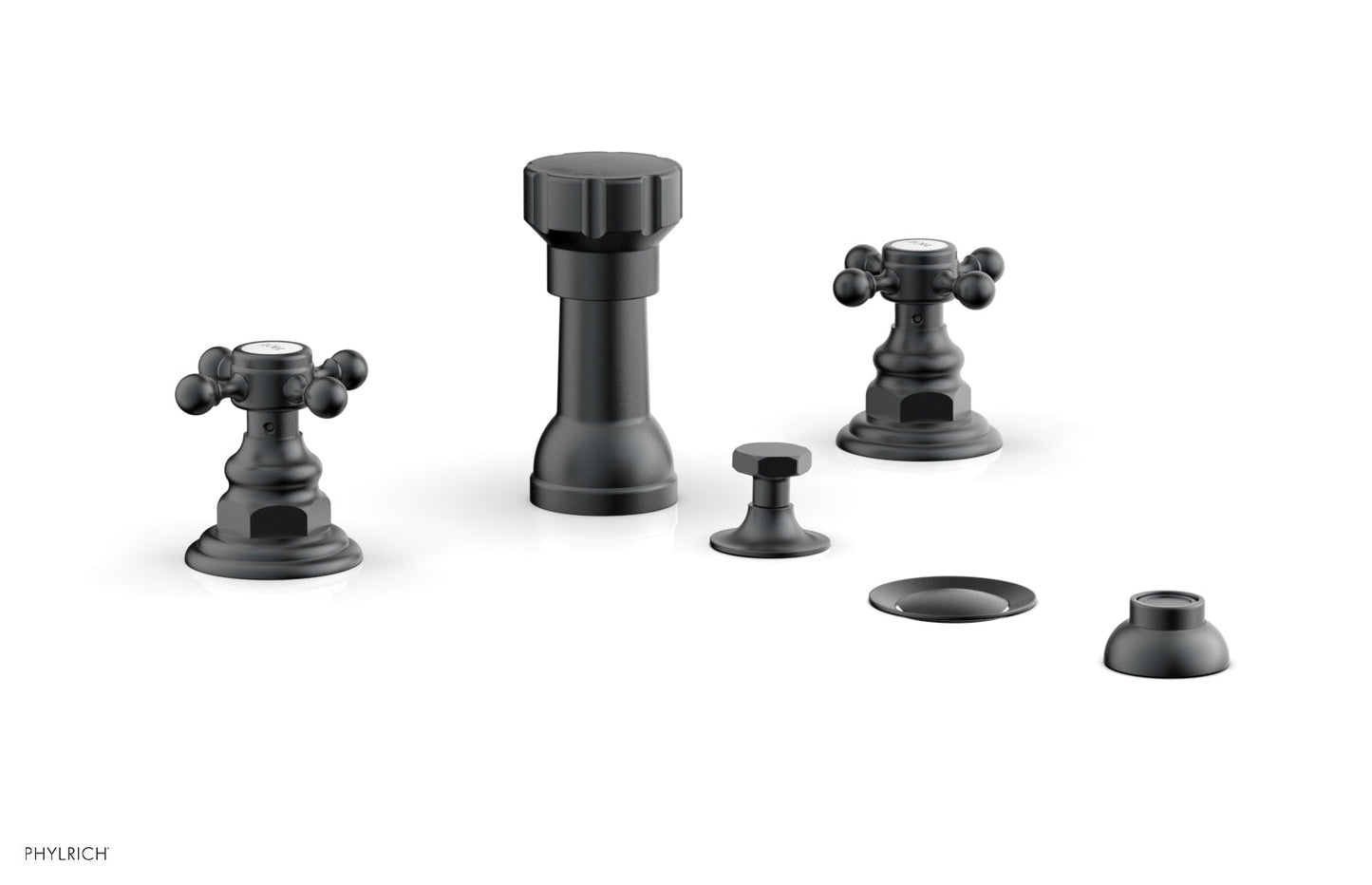 Phylrich HEX TRADITIONAL Four Hole Bidet Set 500-60