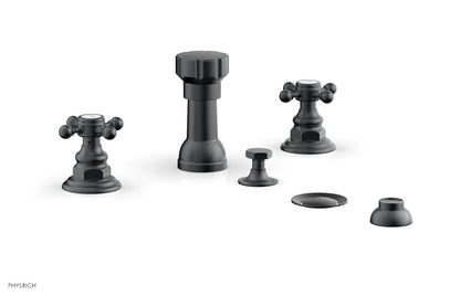 Phylrich HEX TRADITIONAL Four Hole Bidet Set 500-60