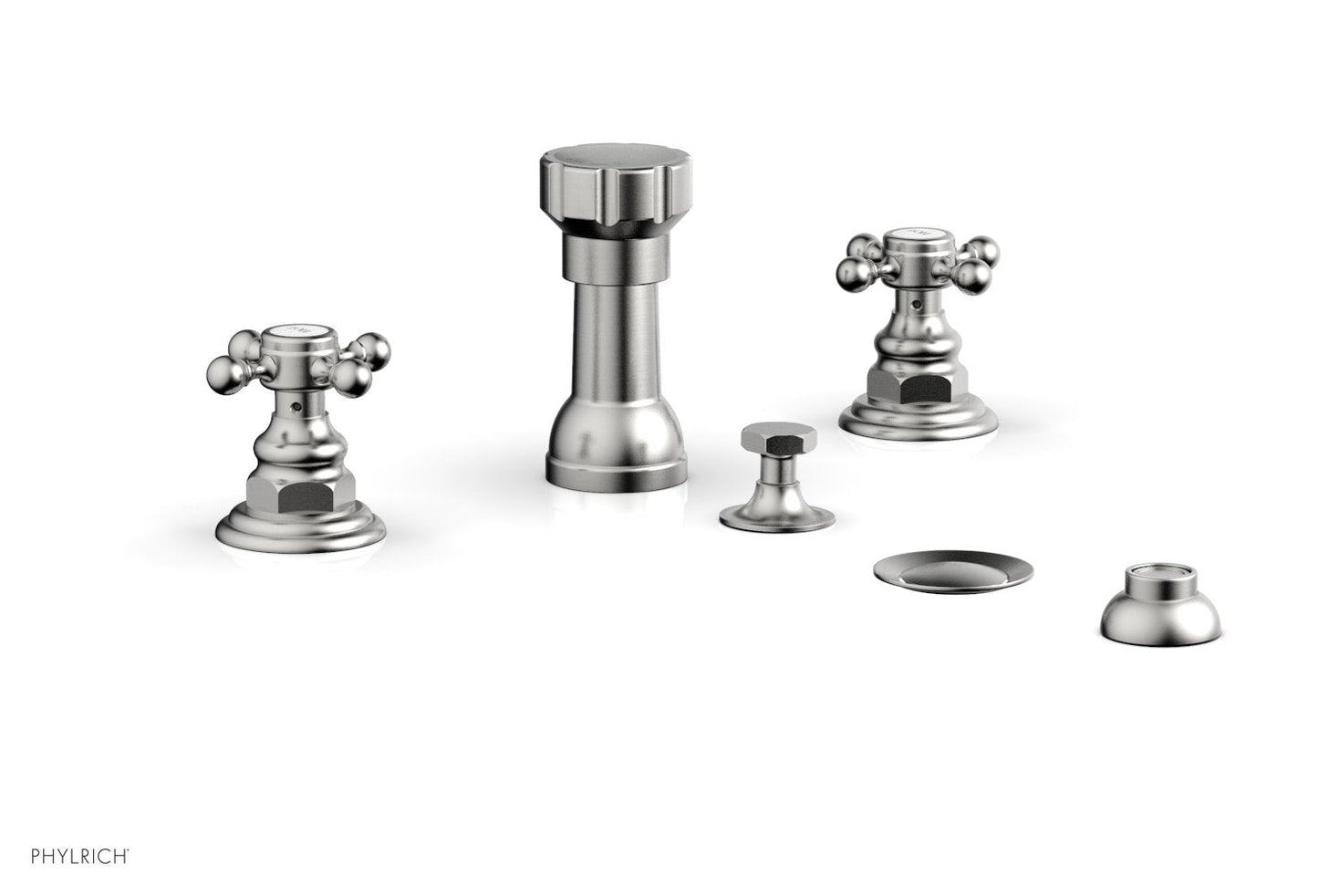 Phylrich HEX TRADITIONAL Four Hole Bidet Set 500-60