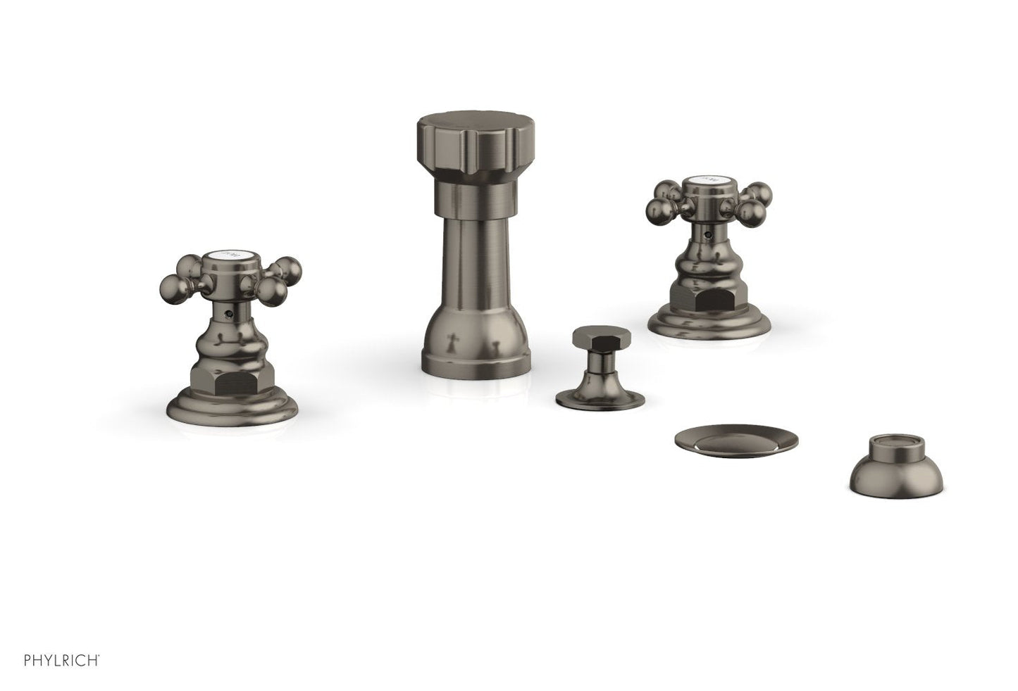 Phylrich HEX TRADITIONAL Four Hole Bidet Set 500-60