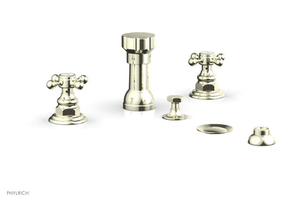 Phylrich HEX TRADITIONAL Four Hole Bidet Set 500-60