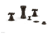 Phylrich HEX TRADITIONAL Four Hole Bidet Set 500-60