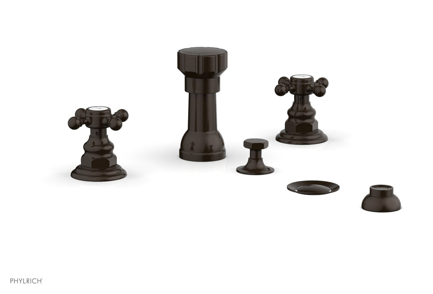 Phylrich HEX TRADITIONAL Four Hole Bidet Set 500-60