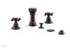 Phylrich HEX TRADITIONAL Four Hole Bidet Set 500-60