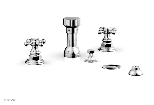 Phylrich HEX TRADITIONAL Four Hole Bidet Set 500-60