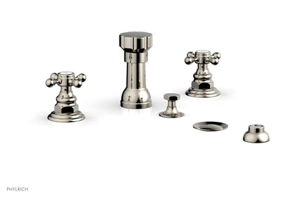 Phylrich HEX TRADITIONAL Four Hole Bidet Set 500-60