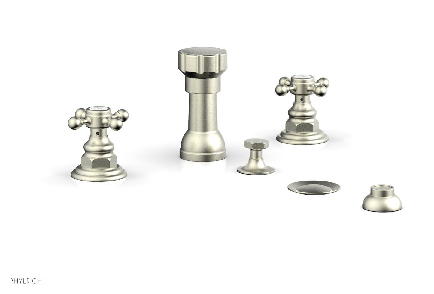 Phylrich HEX TRADITIONAL Four Hole Bidet Set 500-60