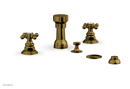 Phylrich HEX TRADITIONAL Four Hole Bidet Set 500-60